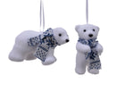 Frosty Polar Bear Ornament - - Christmas >> Ornaments >> Animals - by Decoris - view 2