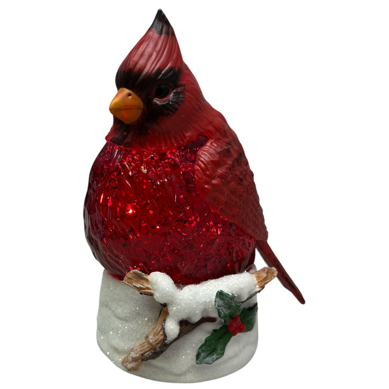 Illuminated Cardinal Figurine