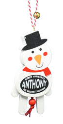 Dancing Wooden Ornament (A - D) -