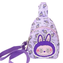 Children's Labubu Crossbody Bag - Purple - Clothing >> Accessories