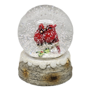 4 Inch Resin Holiday Cardinal Waterglobe - Style 3