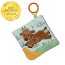 Taggies Hetty Highland Cow Crinkle Teether - Toy Shoppe >> Baby - by Mary Meyer
