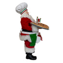 11" Fabriche Chef Santa With Two Pizza's