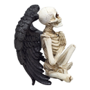 Yoga Skeleton Figurine - Anjali Mudra in Sukhasana Pose