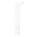 19' Battery Operated 50-Light Cool White Soft Twinkle Fairy LED Silver Wire Light Set