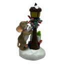 Caroling Mouse Figurine
