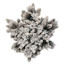 32" Battery-Operated Pre-Lit LED Snowflake Wreath