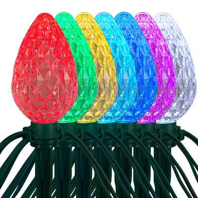 GE 8-Piece Color Changing Christmas Light Bulb Christmas Pathway Markers - The Country Christmas Loft