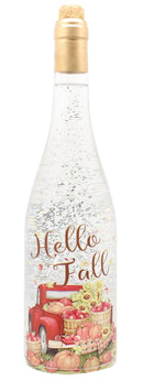 Lighted Spinning Water Globe Bottle - - The Country Christmas Loft