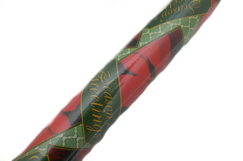 30" Traditional Roll Wrap - Poinsettia