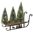 Lighted Sleigh with Trees Tabletop piece
