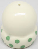 Bead It - Bead Body White With Green Dots - The Country Christmas Loft