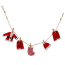 Santa Suit 'Clothesline' Garland - 32 Inches long - Garland - by Kurt Adler - view 4