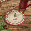 Feather Tree Printed Braided Trivet - Housewares >> Linens >> Accessories - by Park Designs - view 3