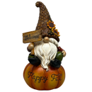 Welcome Fall Gnome on Pumpkin