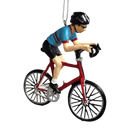 Bicycle Riding Ornament - Red Bike