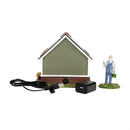 Still Running - John Deere 2 piece Set - Christmas >> Villages >> Snow Villages - by Department 56 - view 3