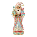 Nutcracker Santa Tree Figurine Pastel