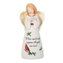 When Cardinals Appear Angel are Near Angel Figurine - 4 Inch
