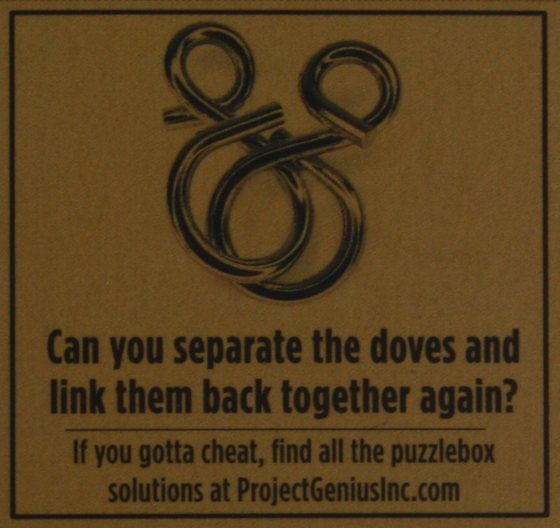 Holiday Puzzlebox Brainteaser - 2 Turtle Doves