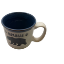 Papa Bear - Drip Glaze Mug - Ocean Blue