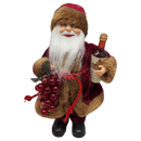 Vintner Santa Figurine Ornament - 9 inches