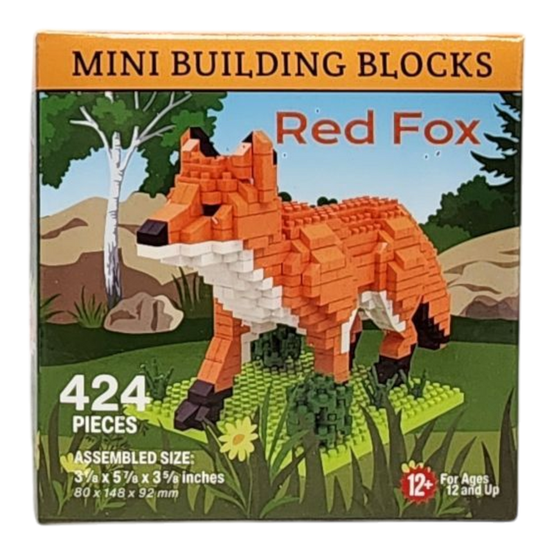 Mini Building Blocks - Red Fox
