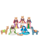 Multicolor Gingerbread Nativity - 8 Piece Set
