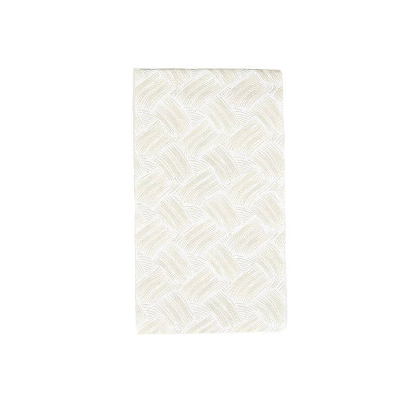 Basketry Flax Paper Linen Guest Towel Napkins