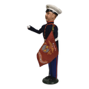 Marine Man with Flag - Caroler
