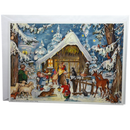 Glittered Advent Calendar - In The Woodlands