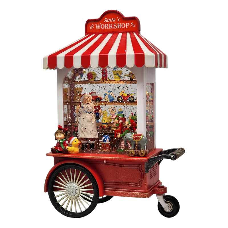 Lighted Water Globe - Santa's Workshop