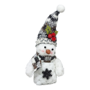 Charming Plush Snowman Ornament -