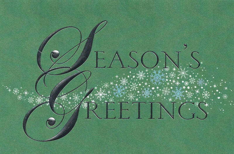 Elegant Boxed Cards - Snowy Seasons Greetings
