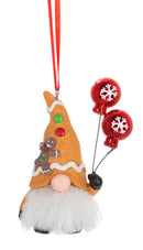 Hanging with my Gnomies Ornament - Gingerbread Hat - Christmas >> Ornaments >> Gnomes - by Ganz