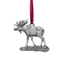 Moose Ornament – Nature-Inspired Pewter Keepsake - Christmas >> Ornaments >> Metal - by Danforth Pewter