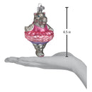 Twinkle Toes Hippopotamus Glass Ornament