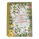 Wirebound 6X9 Unlined Journal - Butterflies and Dragonflies