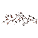 Orange Lighted Halloween Black Garland