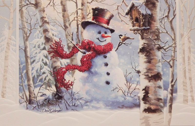 Birchwood Snowman Boxed Cards - The Country Christmas Loft