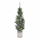 35-Inch Snowy Pine Artificial Tree - Christmas >> Trees and Wreaths - by Everlasting Glow