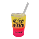 Vermont Green Mountains Glass 2oz Shooter - Sunset Breeze