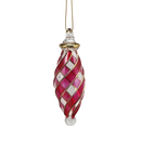 Twisted Harmony Ornament - Ruby Red