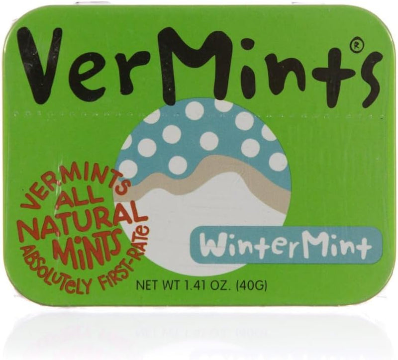 Vermints All Natural Breath Mints 1.41 Ounce - Wintergreen