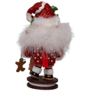 The Hollywood 8 Inch Santa Nutcracker - Christmas >> Nutcrackers - by Kurt Adler - view 2