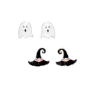 Ghost And Witch Hat Duo Earrings