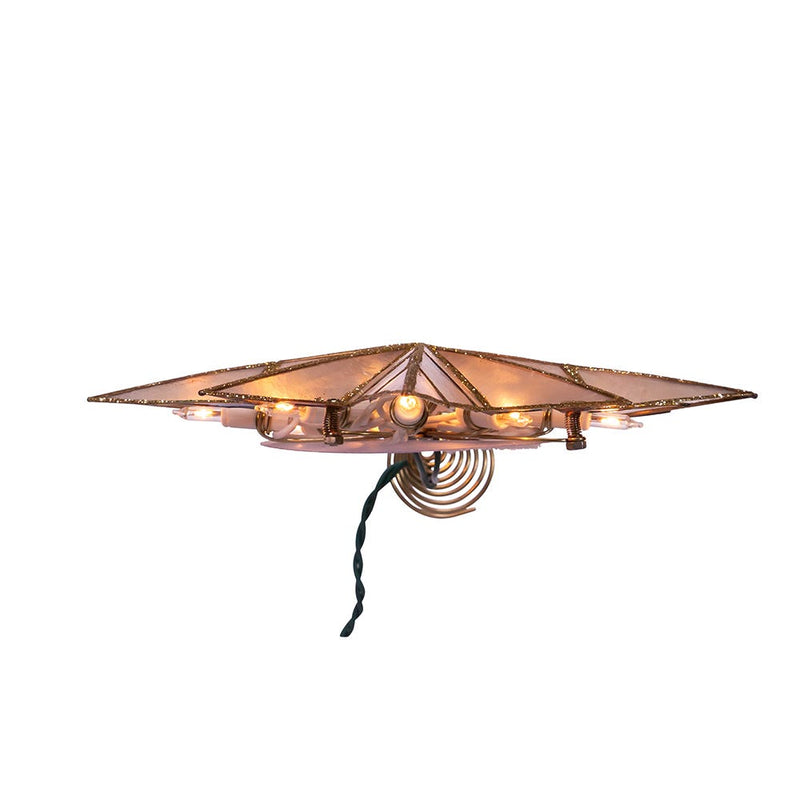 Radiant Capiz Bethlehem Star Treetop