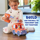 Build-A-Buddy™ Bluey Motorized Car with Drill - Toy Shoppe >> Cars and Trucks - by TOMY - view 4