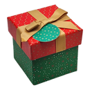 Gift Box Cube for Gift Cards - 3" x 3" - Stars