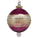 Ring Etched Stipple Ball - Purple